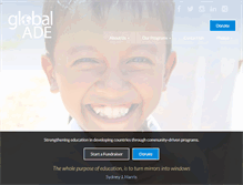 Tablet Screenshot of globalade.org